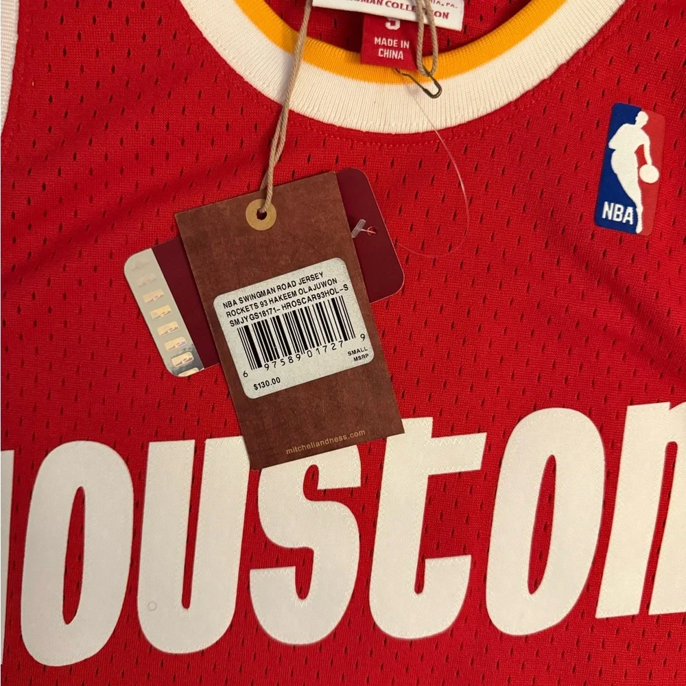 Mitchell & Ness Hakeem Olajuwon Houston Jersey - Picture 4 of 6